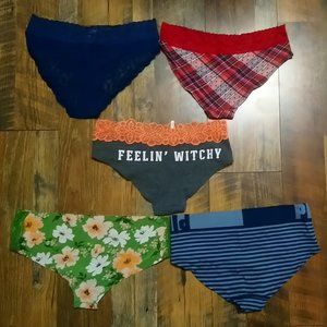 Victoria’s Secret and PINK 5-pack bundle panties